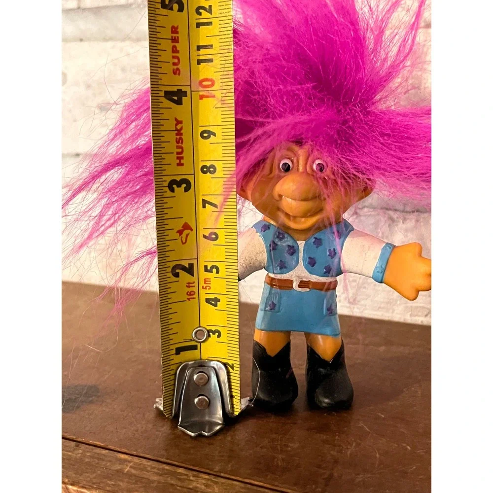 Vintage 1992 Norfin Bend-Ems Cowgirl Troll‎ Doll Bendable